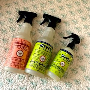 Mrs. Meyers Cleaning Products- Rose & Lemon Verbena Sprays
